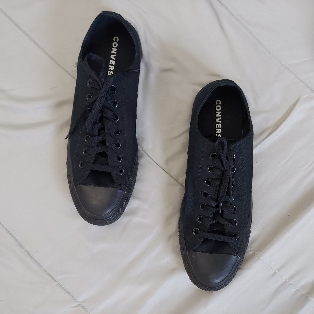 Converse All Star Low Tops, Black, Sz 11